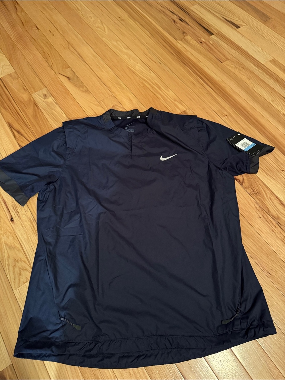 Nike Women’s Navy Performance Softball Short-Sleeve Training Top
